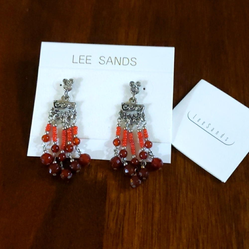 Lee Sands Chandelier Earrings